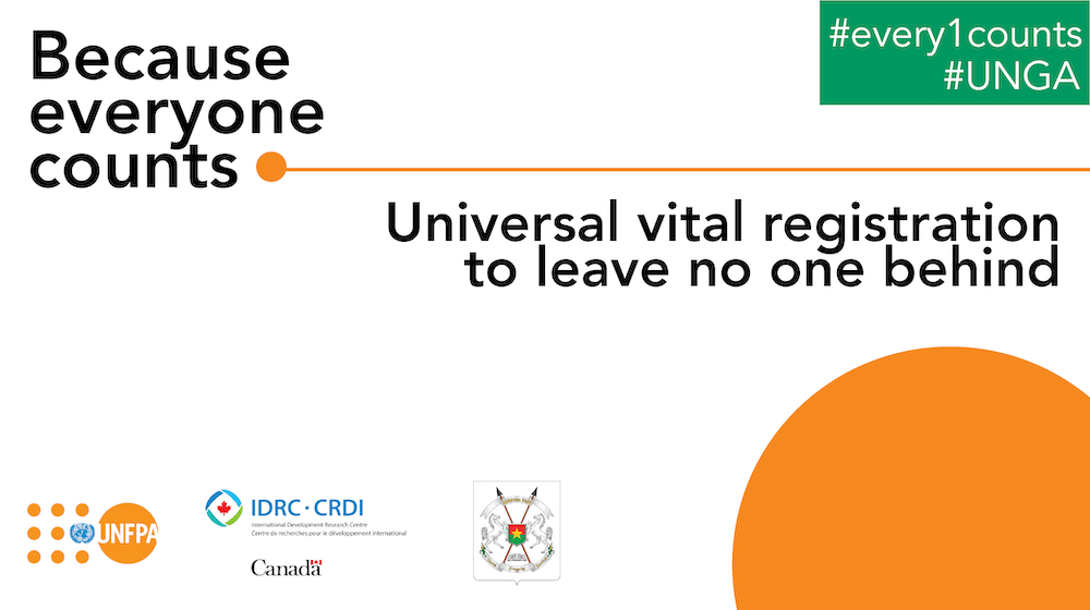 Because Everyone Counts:  Universal vital registration to leave no one behind